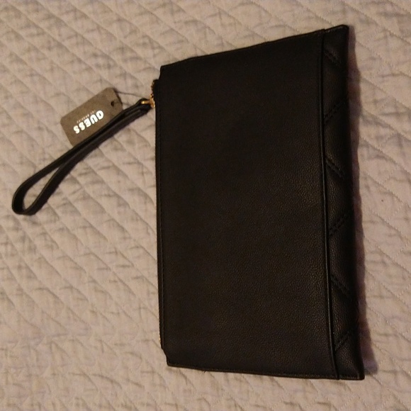 NWT Guess Black Purse Wristlet - Picture 6 of 8
